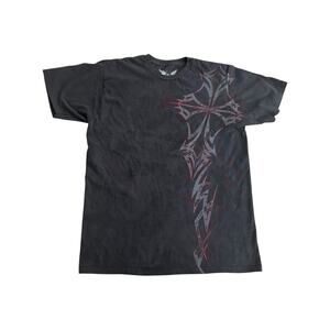 Apprime Courage Above All US Army Double Sided Graphic T-shirt Size Large